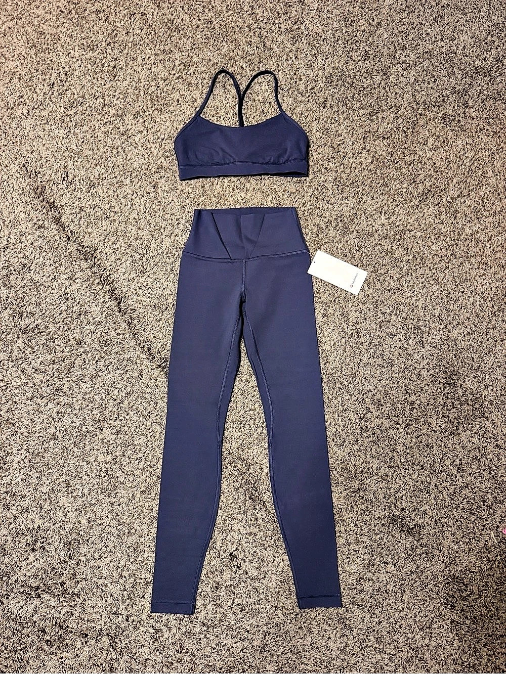 lululemon Align HR Pant 28" and Flow Y Nightfall Purple NWT
